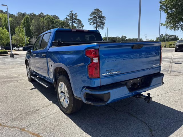 2023 Glacier Blue Metallic Chevrolet Silverado 1500 Custom RWD Truck
