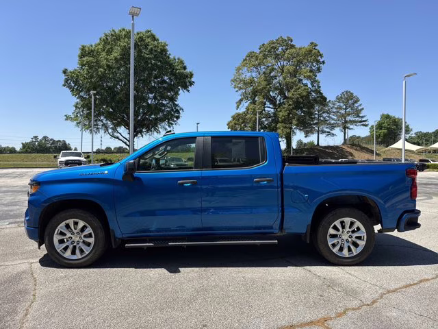 2023 Glacier Blue Metallic Chevrolet Silverado 1500 Custom RWD Truck