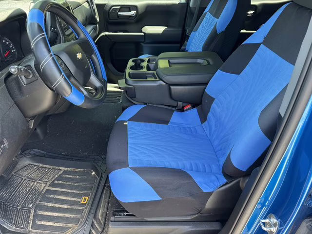 2023 Glacier Blue Metallic Chevrolet Silverado 1500 Custom RWD Truck