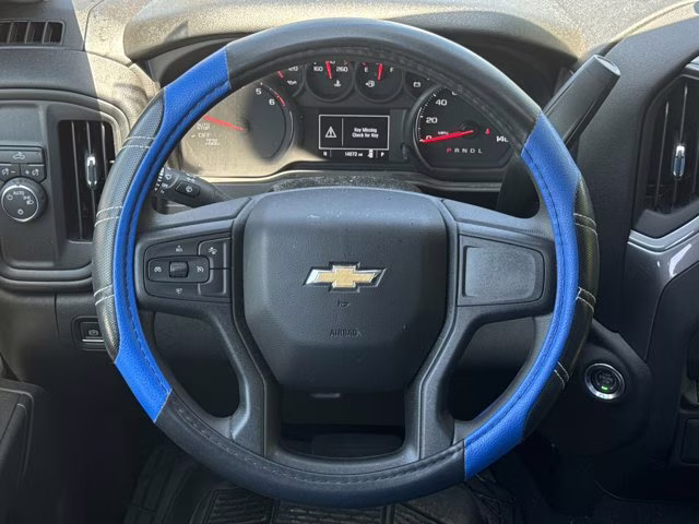 2023 Glacier Blue Metallic Chevrolet Silverado 1500 Custom RWD Truck