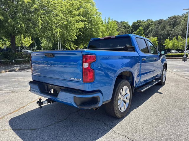 2023 Glacier Blue Metallic Chevrolet Silverado 1500 Custom RWD Truck