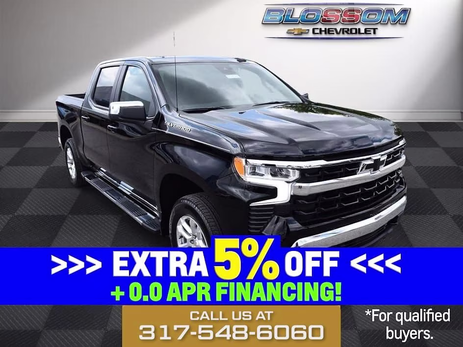2026 Black Chevrolet Silverado 1500 LT 4X4 Truck