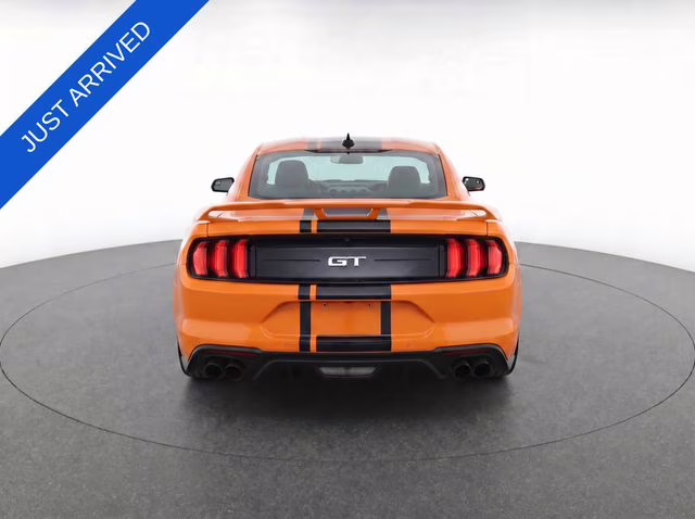 2020 Orange Ford Mustang GT Premium RWD Coupe