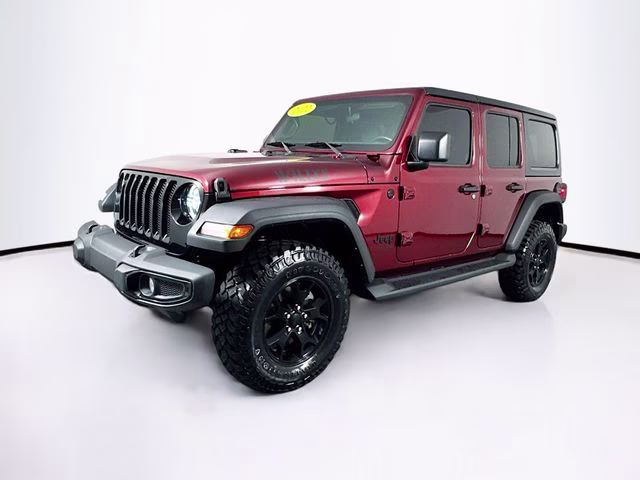 2022 Snazzberry Pearlcoat Jeep Wrangler Unlimited Willys 4X4 SUV