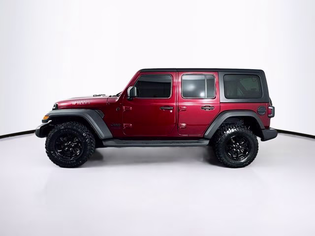 2022 Snazzberry Pearlcoat Jeep Wrangler Unlimited Willys 4X4 SUV