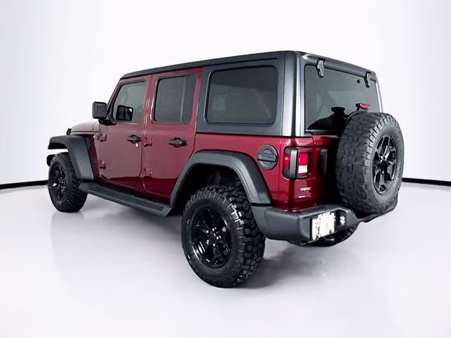 2022 Snazzberry Pearlcoat Jeep Wrangler Unlimited Willys 4X4 SUV