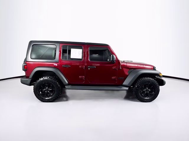 2022 Snazzberry Pearlcoat Jeep Wrangler Unlimited Willys 4X4 SUV