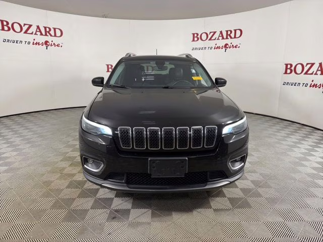 2019 Diamond Black Crystal Pearlcoat Jeep Cherokee Limited FWD SUV