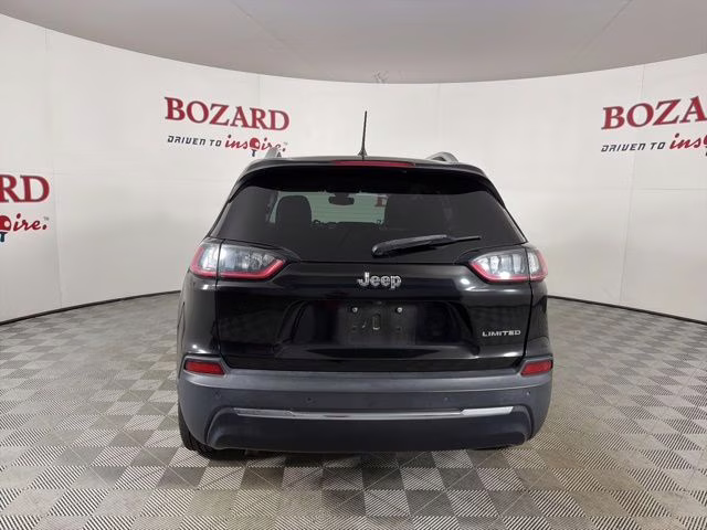 2019 Diamond Black Crystal Pearlcoat Jeep Cherokee Limited FWD SUV
