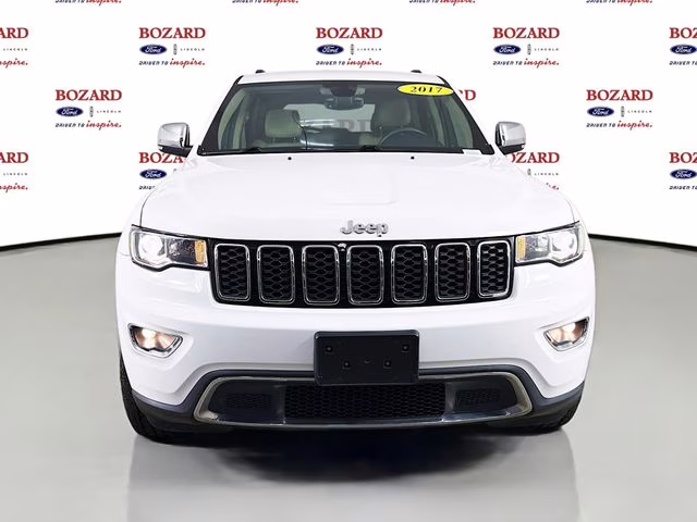 2017 Bright White Clearcoat Jeep Grand Cherokee Limited RWD SUV