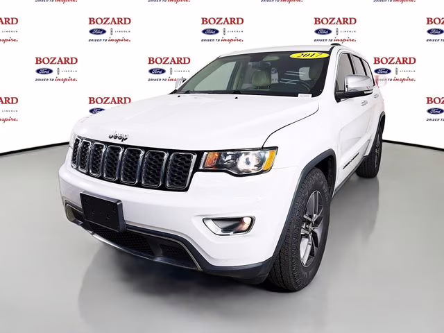 2017 Bright White Clearcoat Jeep Grand Cherokee Limited RWD SUV