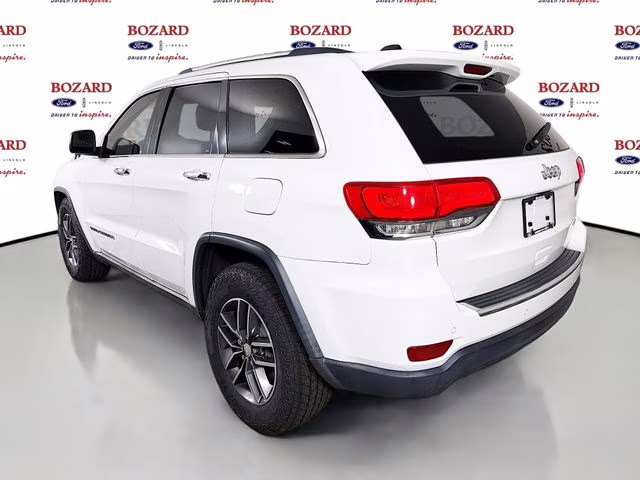2017 Bright White Clearcoat Jeep Grand Cherokee Limited RWD SUV
