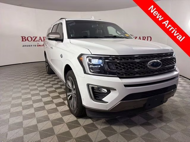 2021 White Metallic Ford Expedition Max King Ranch RWD SUV