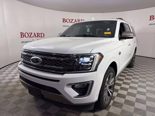 2021 White Metallic Ford Expedition Max King Ranch RWD SUV