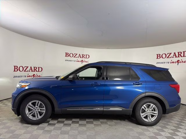 2020 Blue Metallic Ford Explorer XLT RWD SUV