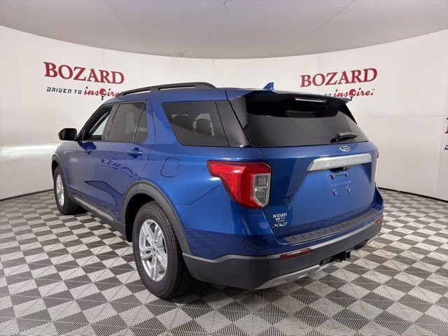 2020 Blue Metallic Ford Explorer XLT RWD SUV