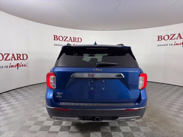 2020 Blue Metallic Ford Explorer XLT RWD SUV