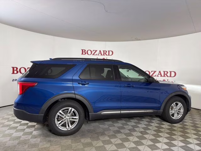 2020 Blue Metallic Ford Explorer XLT RWD SUV