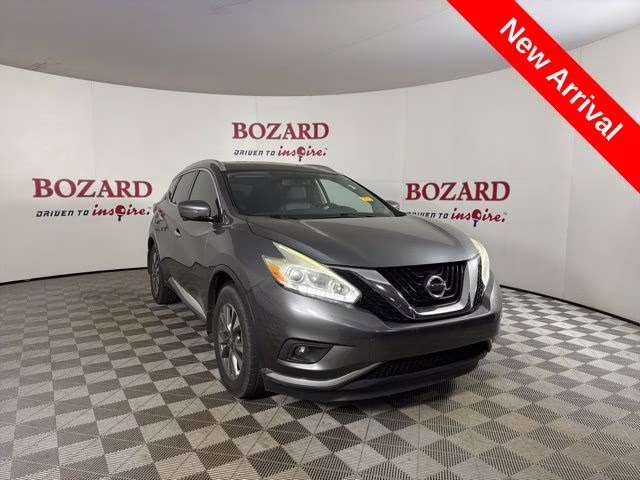 2017 Gun Metallic Nissan Murano SL FWD SUV