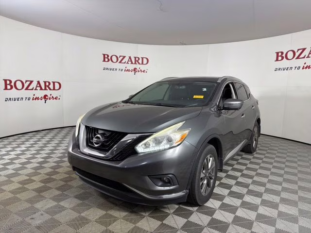 2017 Gun Metallic Nissan Murano SL FWD SUV