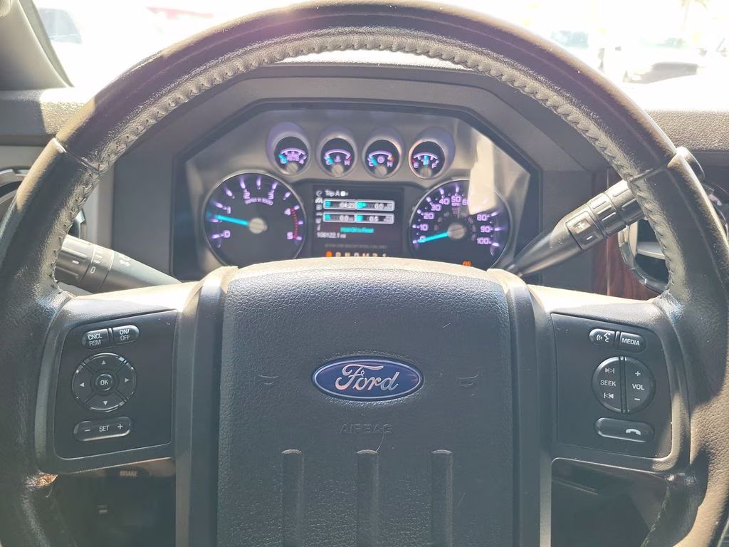 2014 Tuxedo Black Metallic Ford Super Duty F-350 SRW Lariat 4X4 Truck