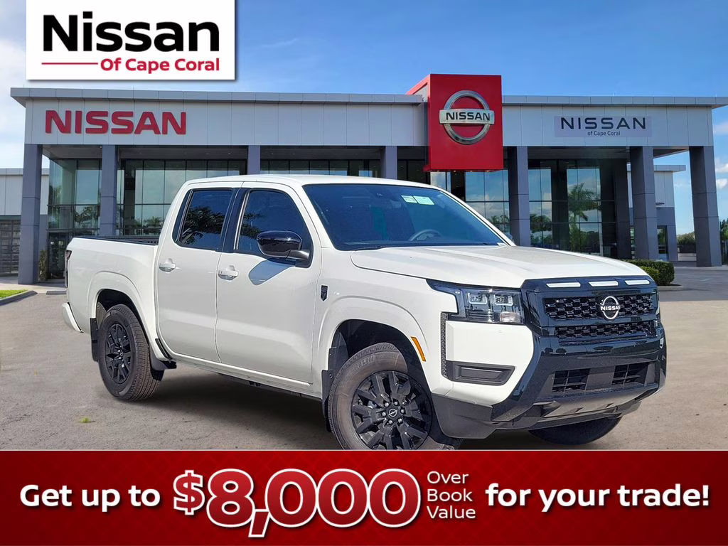 2026 Glacier White Nissan Frontier SV RWD Truck