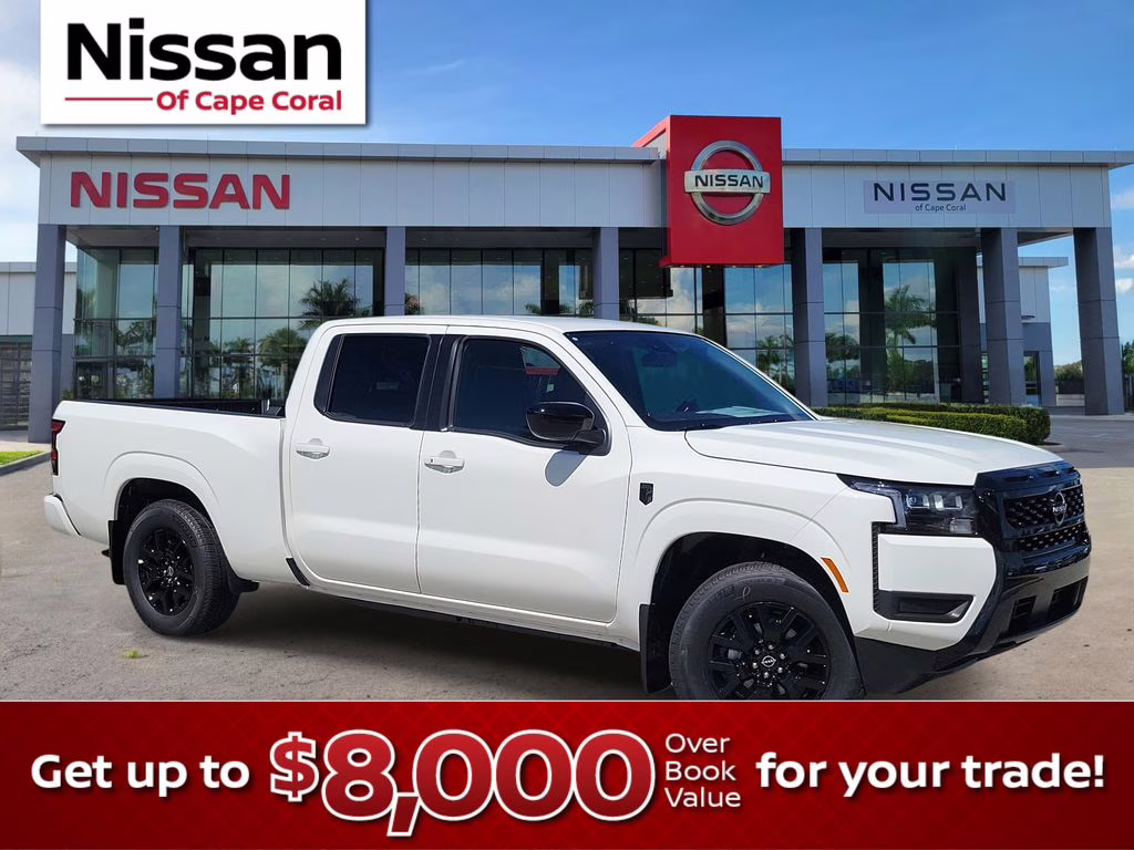 2026 Glacier White Nissan Frontier SV RWD Truck