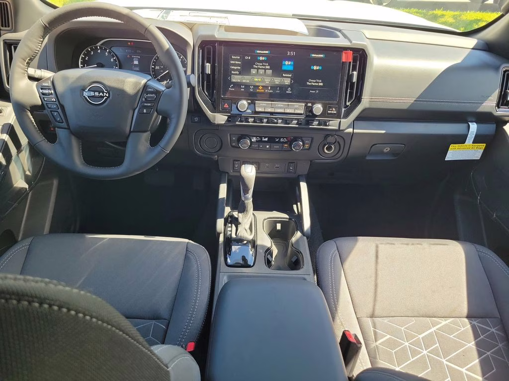 2026 Glacier White Nissan Frontier SV RWD Truck