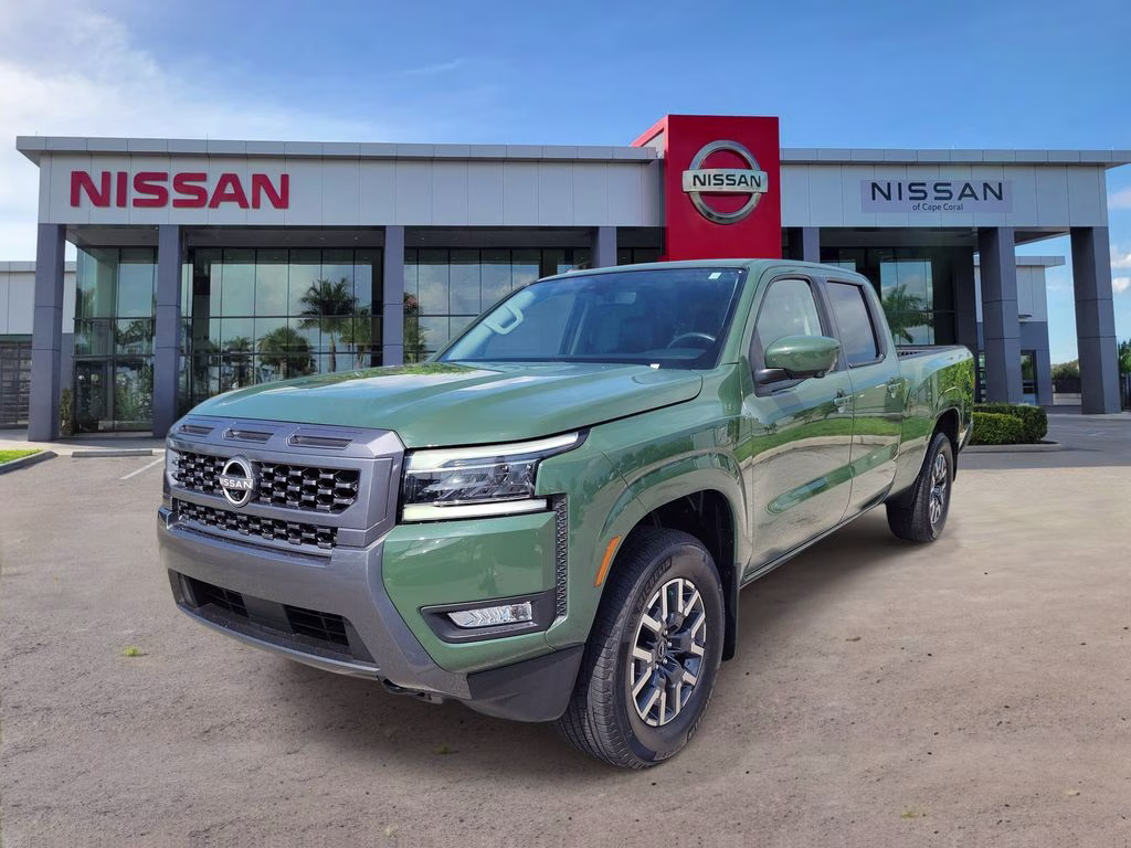 2025 Tactical Green Metallic Nissan Frontier SL 4X4 Truck