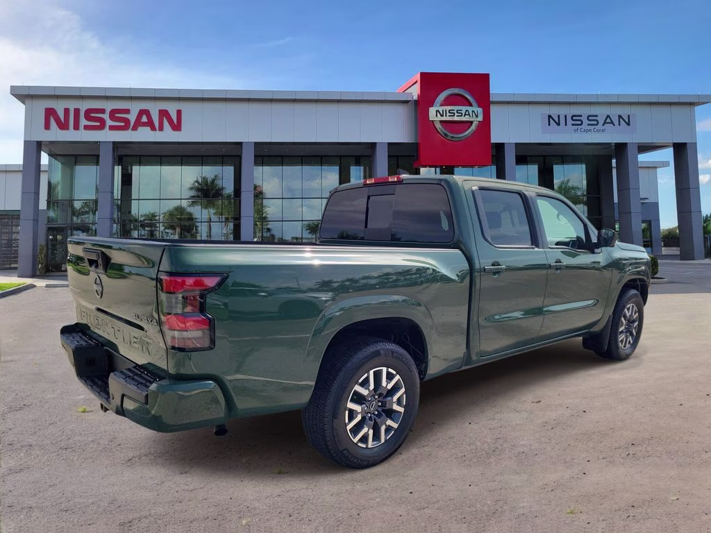 2025 Tactical Green Metallic Nissan Frontier SL 4X4 Truck