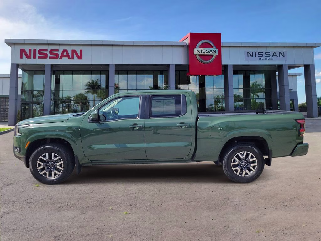 2025 Tactical Green Metallic Nissan Frontier SL 4X4 Truck