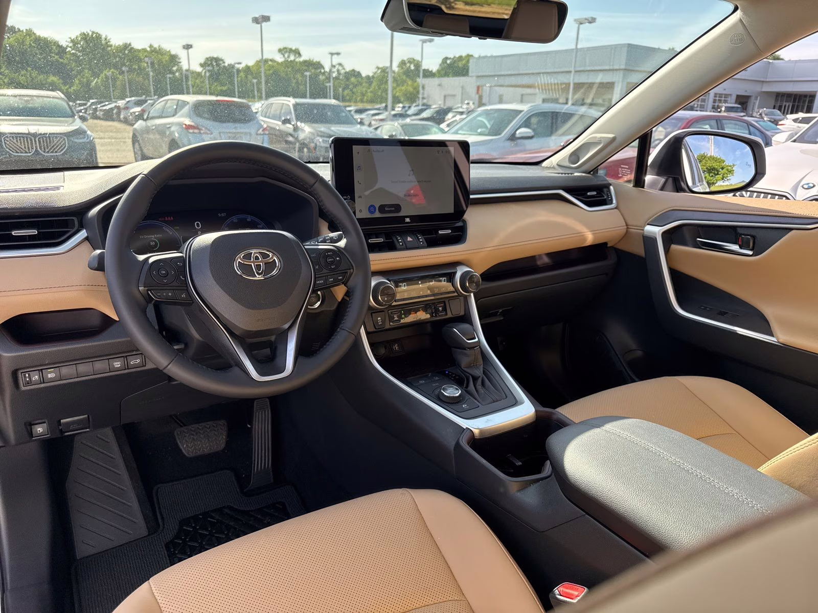 2025 Wind Chill Pearl Toyota RAV4 Hybrid Limited AWD SUV