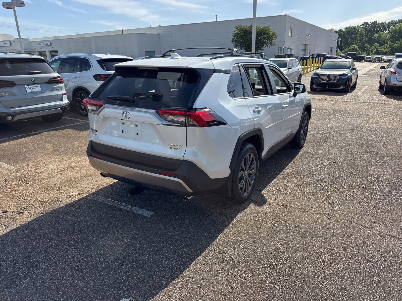 2025 Wind Chill Pearl Toyota RAV4 Hybrid Limited AWD SUV