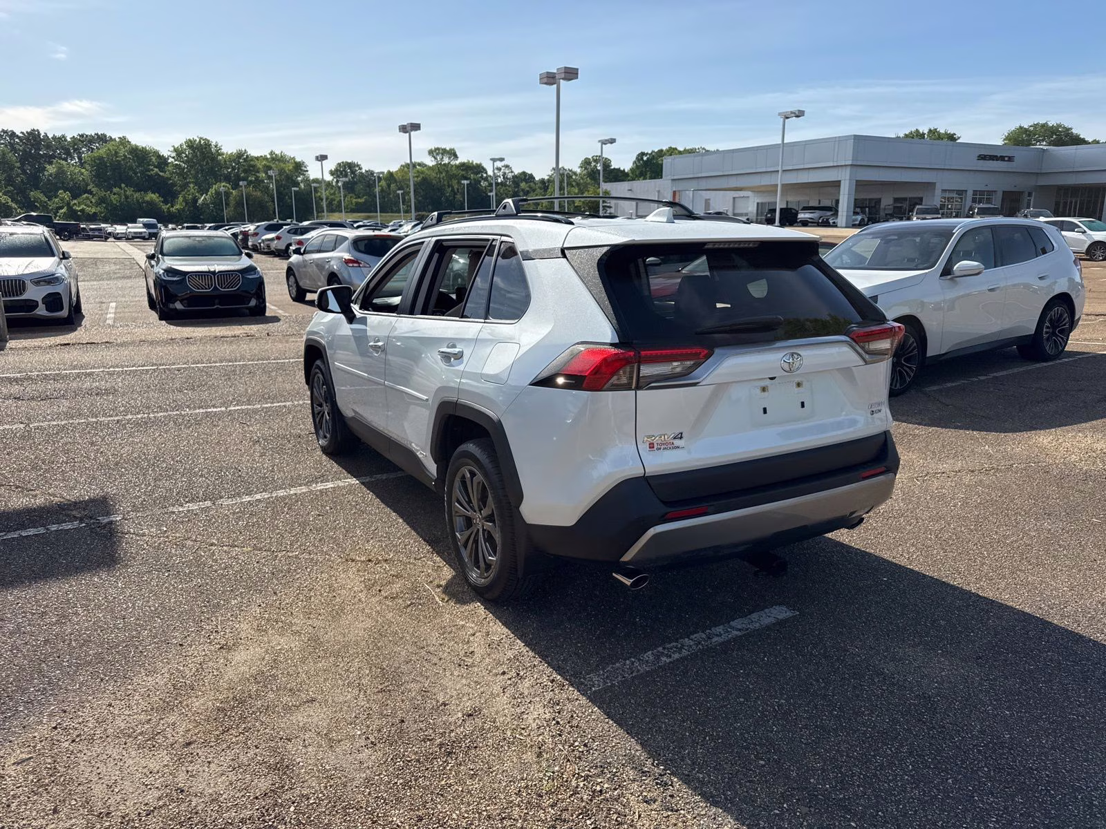 2025 Wind Chill Pearl Toyota RAV4 Hybrid Limited AWD SUV