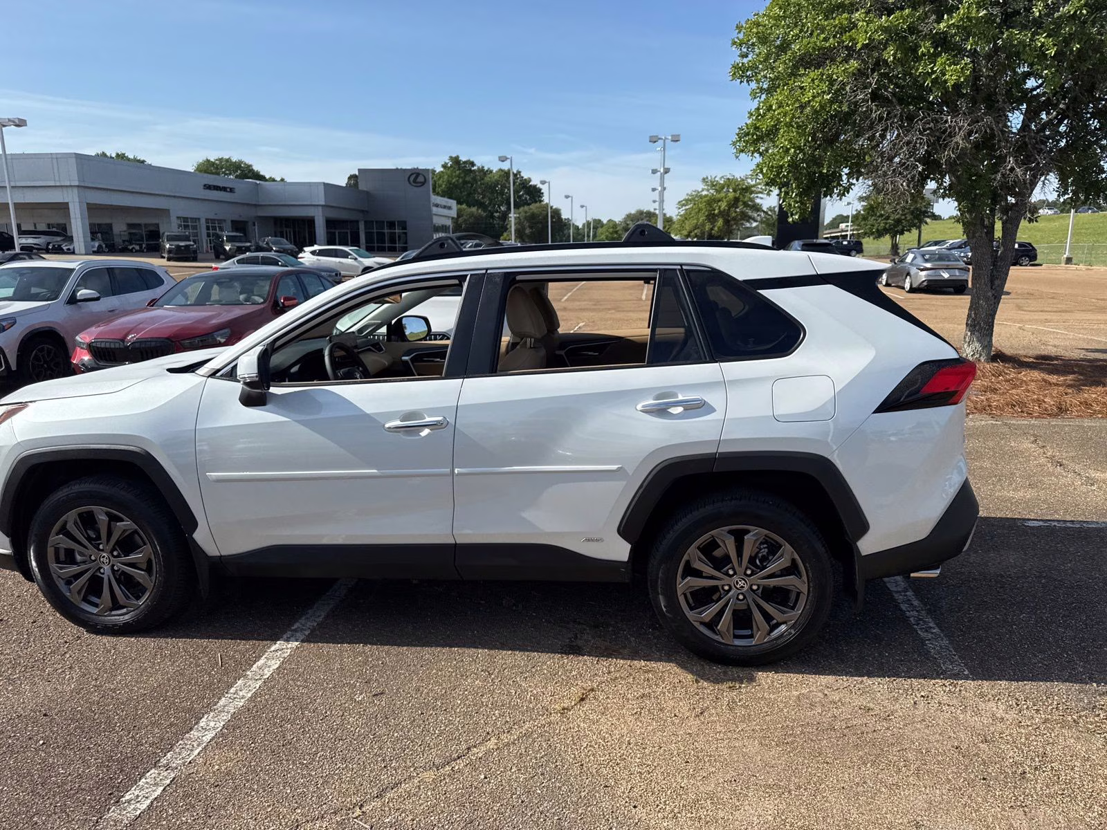 2025 Wind Chill Pearl Toyota RAV4 Hybrid Limited AWD SUV
