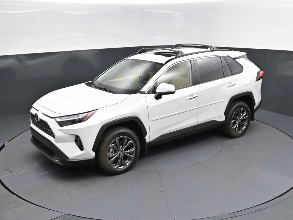 2025 Wind Chill Pearl Toyota RAV4 Hybrid Limited AWD SUV