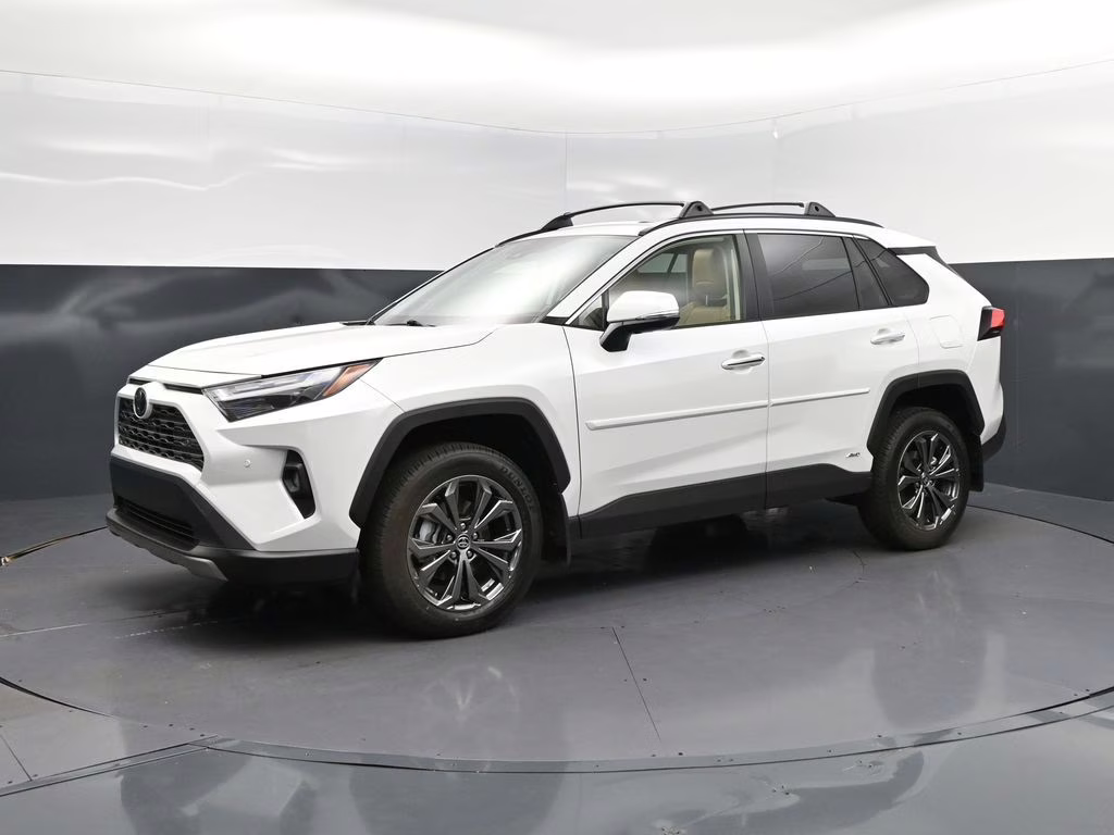 2025 Wind Chill Pearl Toyota RAV4 Hybrid Limited AWD SUV