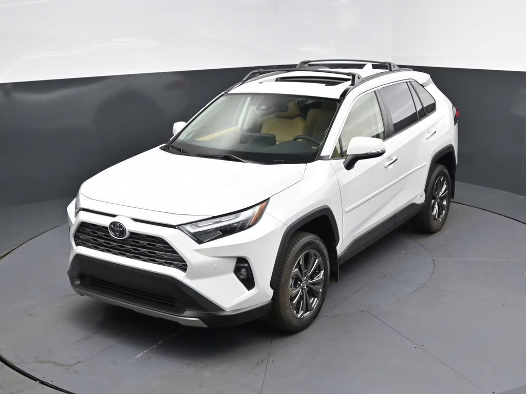 2025 Wind Chill Pearl Toyota RAV4 Hybrid Limited AWD SUV