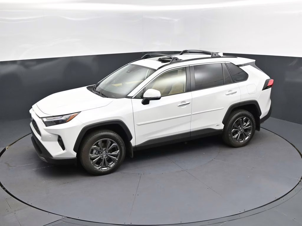2025 Wind Chill Pearl Toyota RAV4 Hybrid Limited AWD SUV
