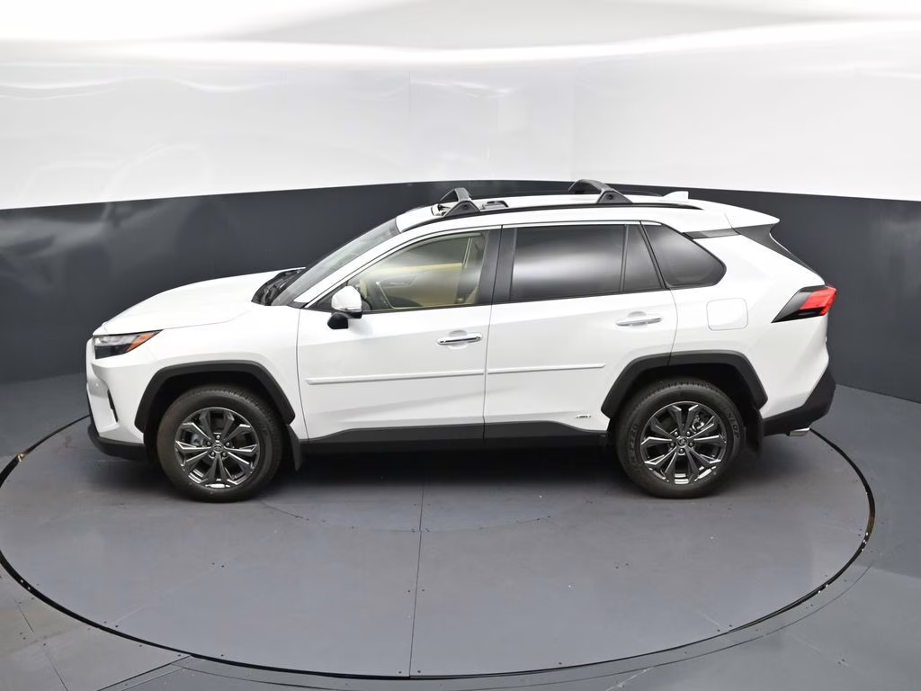 2025 Wind Chill Pearl Toyota RAV4 Hybrid Limited AWD SUV