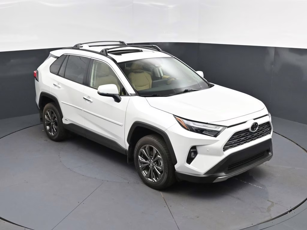 2025 Wind Chill Pearl Toyota RAV4 Hybrid Limited AWD SUV
