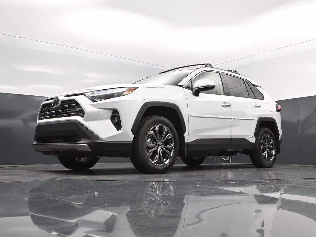 2025 Wind Chill Pearl Toyota RAV4 Hybrid Limited AWD SUV