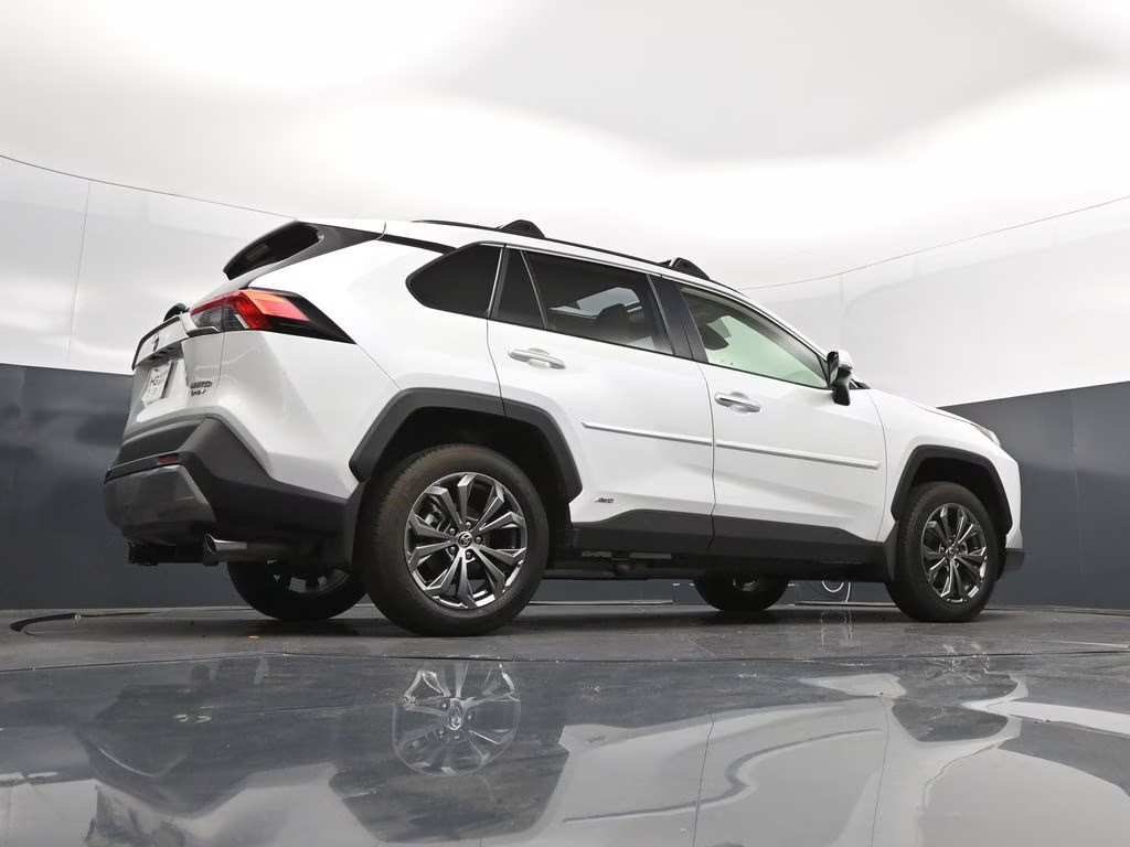 2025 Wind Chill Pearl Toyota RAV4 Hybrid Limited AWD SUV
