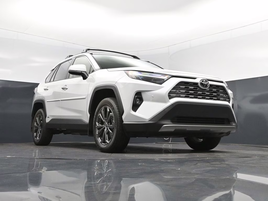 2025 Wind Chill Pearl Toyota RAV4 Hybrid Limited AWD SUV