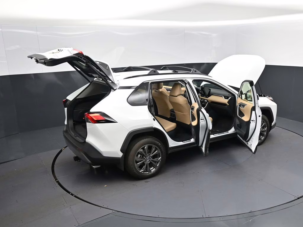 2025 Wind Chill Pearl Toyota RAV4 Hybrid Limited AWD SUV