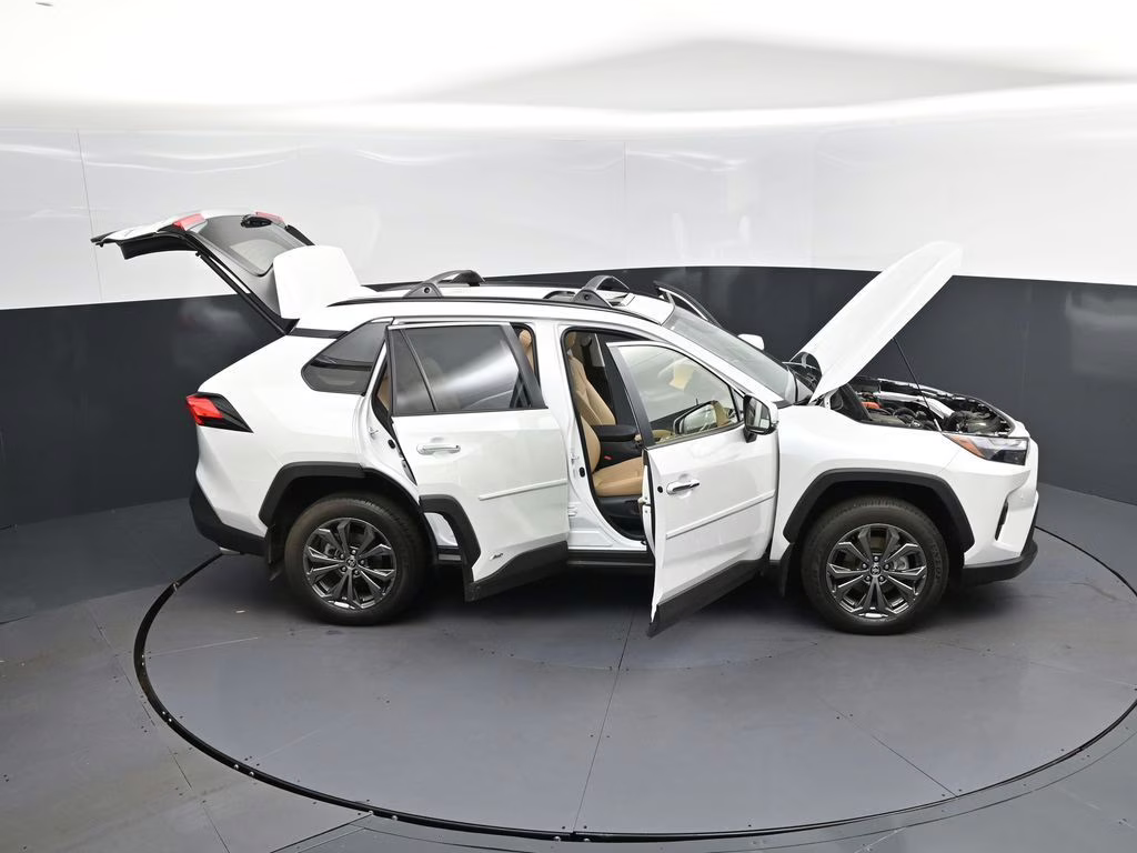 2025 Wind Chill Pearl Toyota RAV4 Hybrid Limited AWD SUV