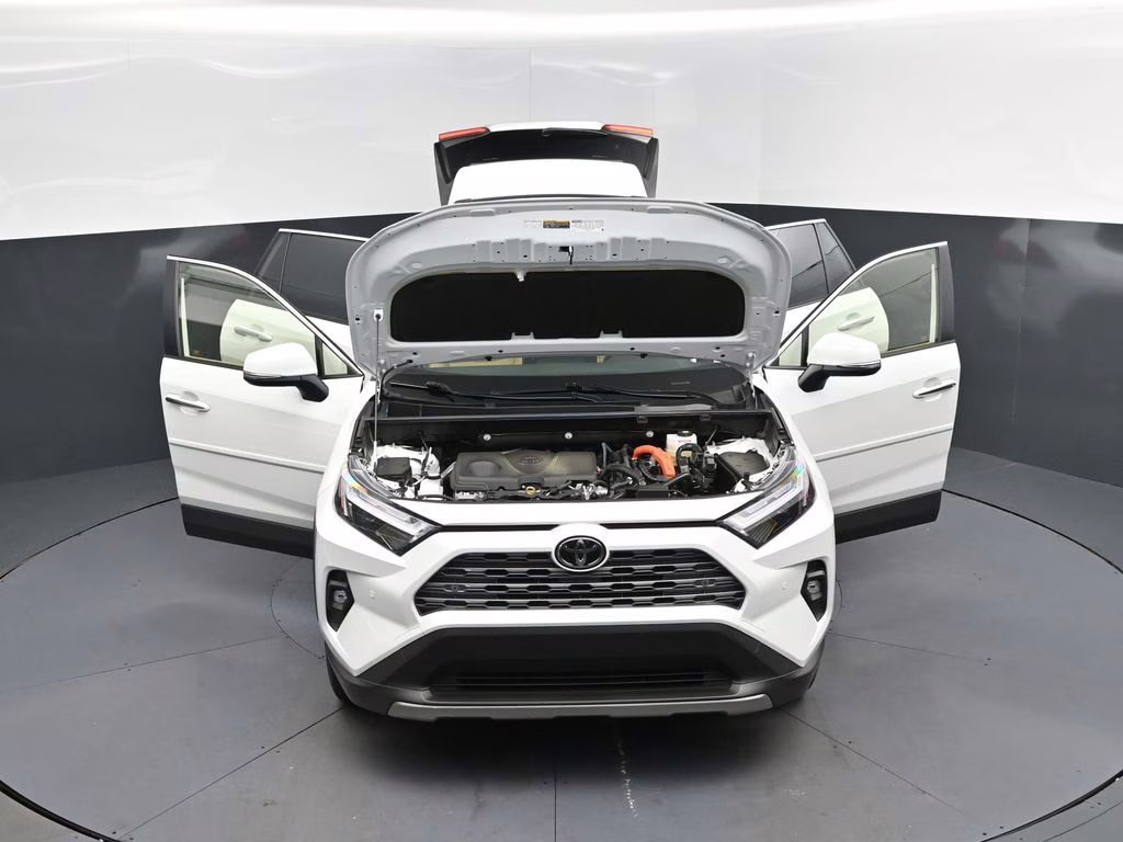 2025 Wind Chill Pearl Toyota RAV4 Hybrid Limited AWD SUV