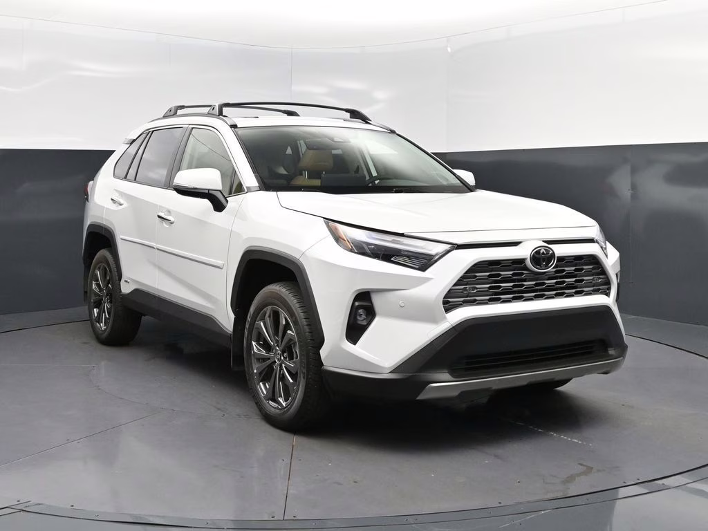 2025 Wind Chill Pearl Toyota RAV4 Hybrid Limited AWD SUV