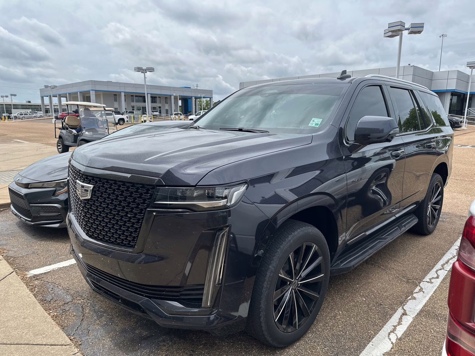 2023 Galactic Gray Metallic Cadillac Escalade Premium Luxury 4X4 SUV