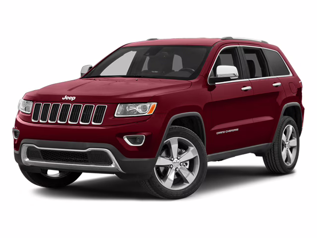 2014 Deep Cherry Red Crystal Pearlcoat Jeep Grand Cherokee Overland RWD SUV